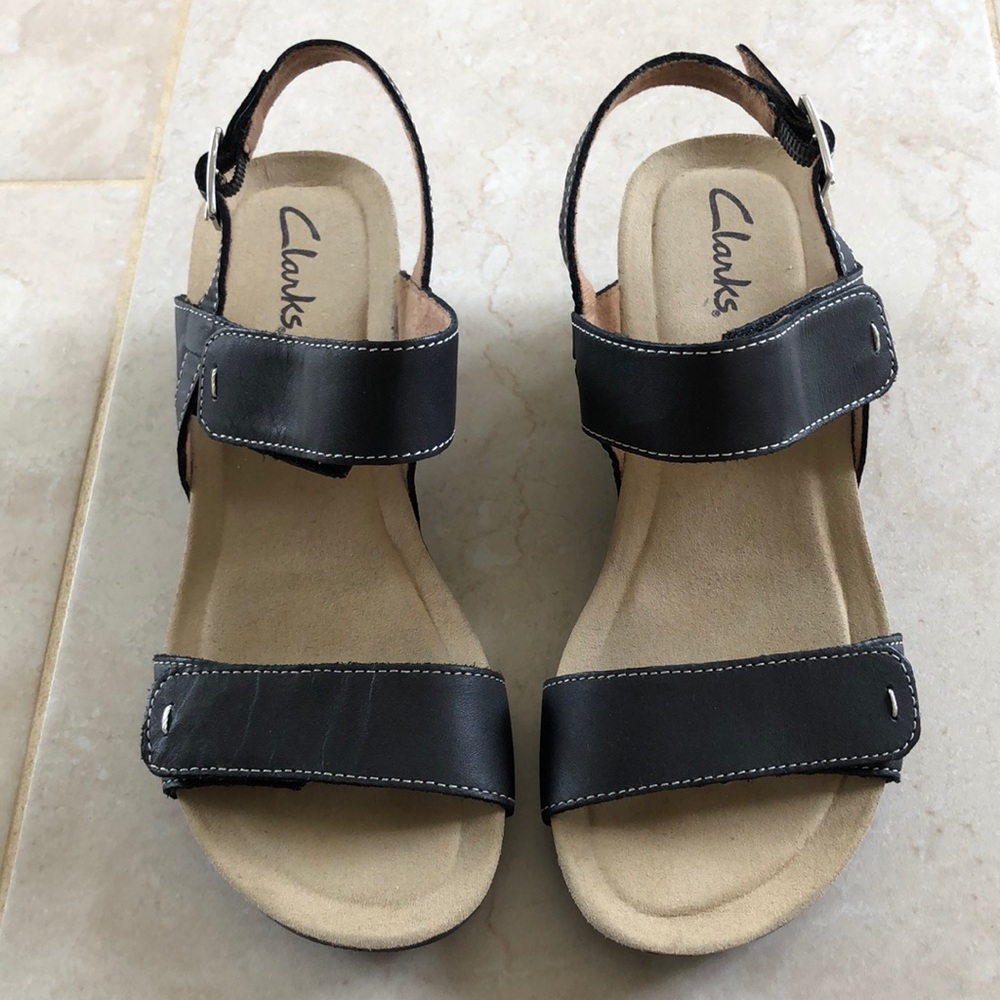Clarks Wedge Sandals